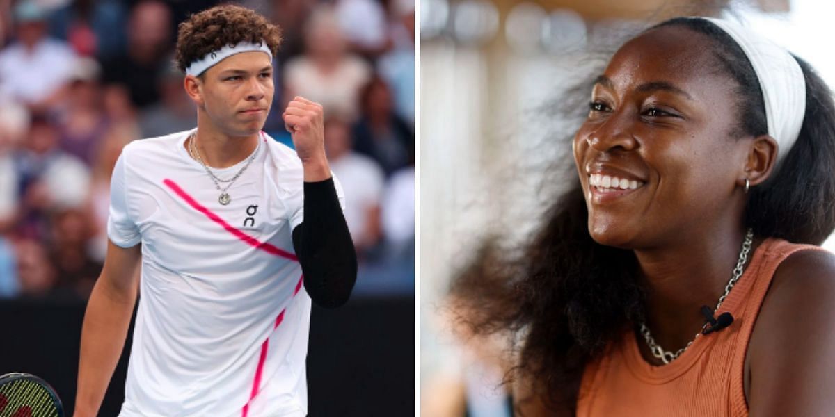 Coco Gauff and Ben Shelton. (source: Getty Images)