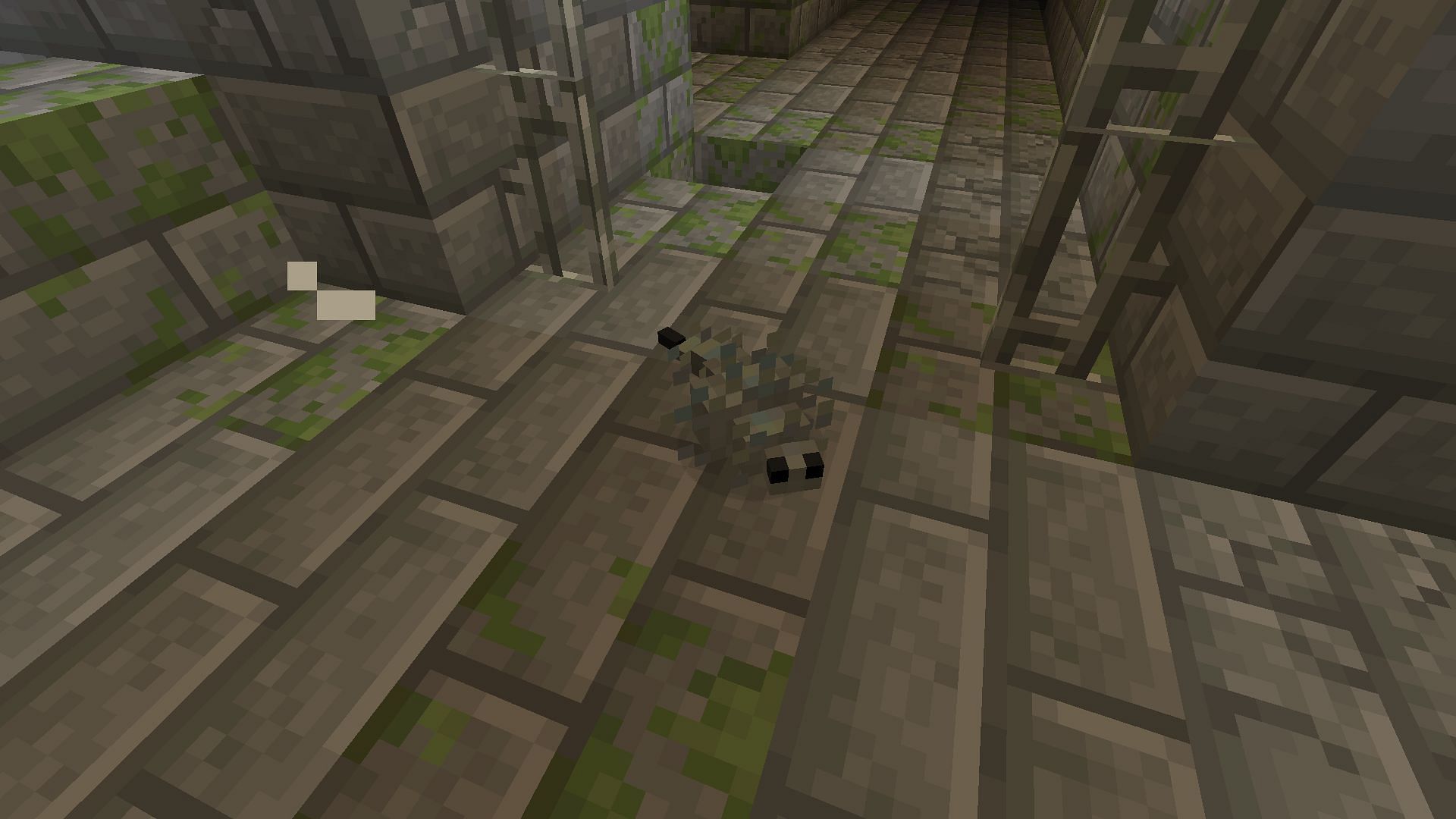 Infestation potions are nothing but a hinderance in larger group fights (Image via Mojang)