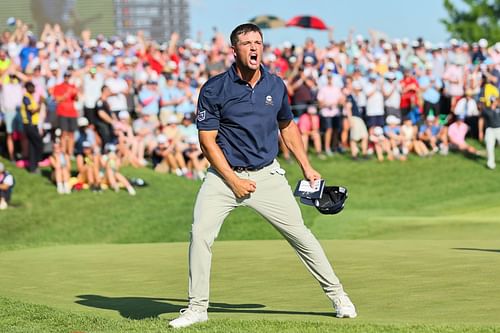 Bryson DeChambeau finished second at the PGA