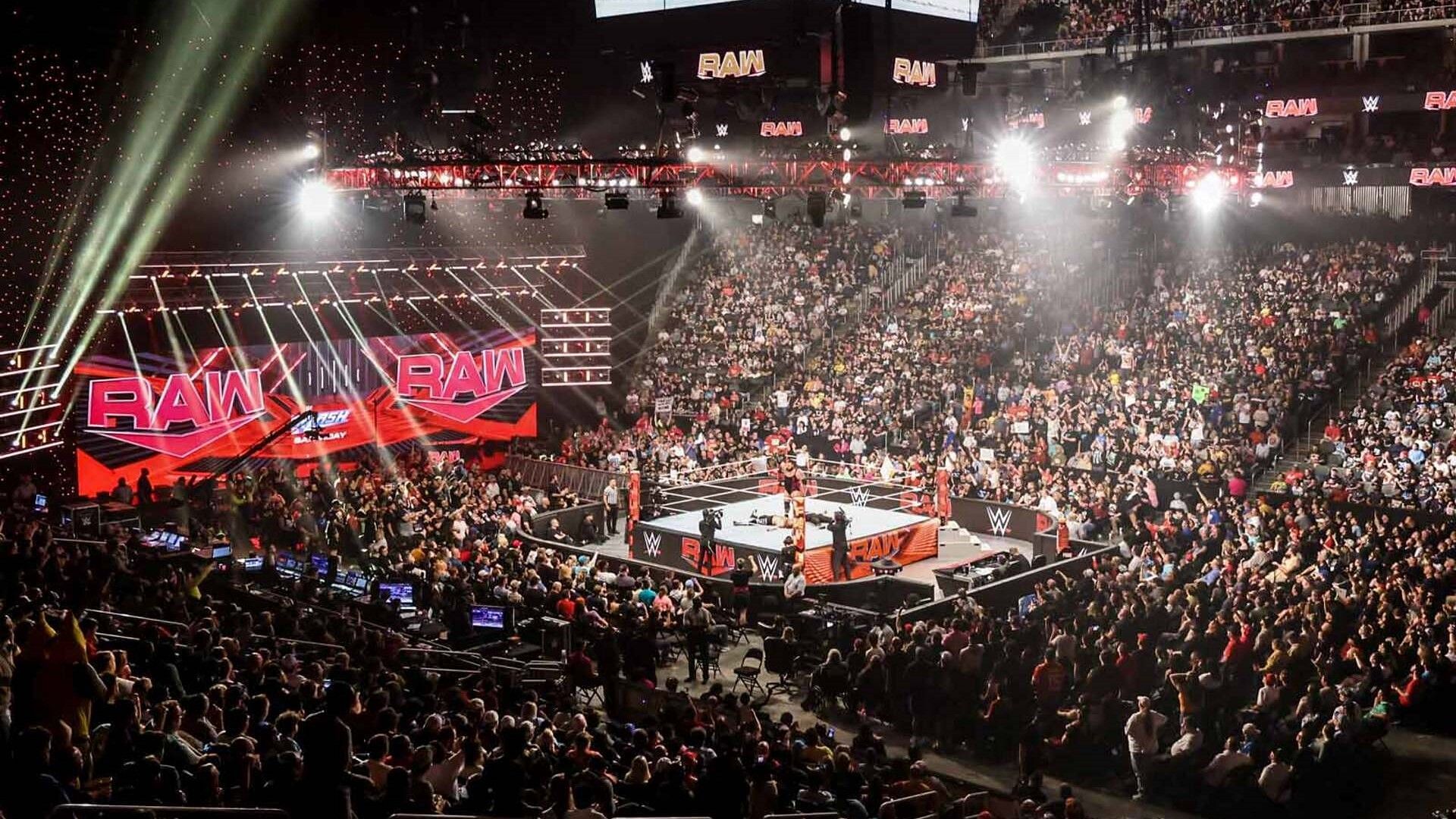 The WWE Universe packs their local arena for RAW
