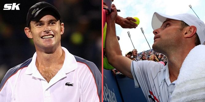 "I had never seen a boob before, that was overwhelming for me" - When 17-year-old Andy Roddick was asked by a female fan to sign her chest