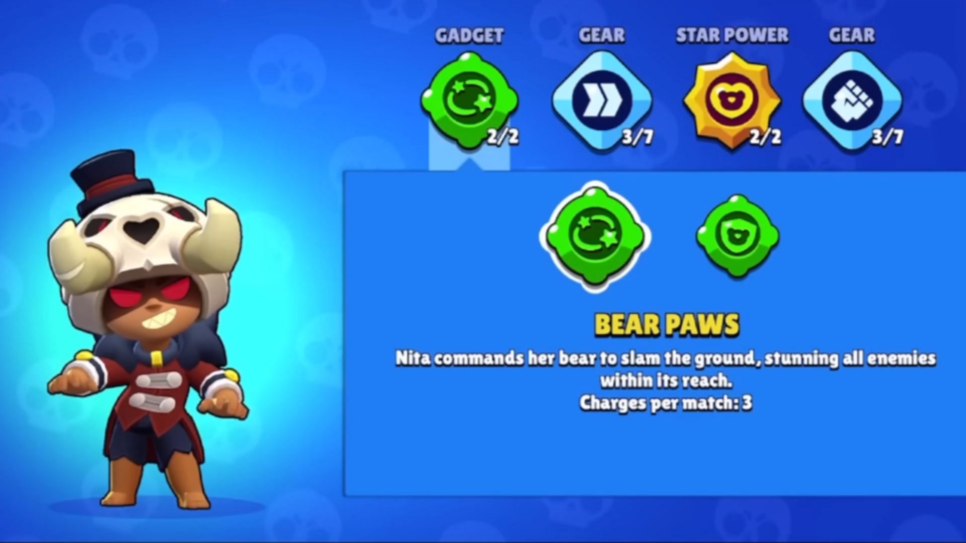 Bear Paws Gadget (Image via Supercell)