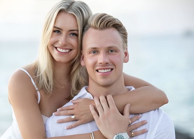 IN PHOTOS: Jesper Bratt proposes to girlfriend Nicole Laud at Turks and Caicos resort Amanyara