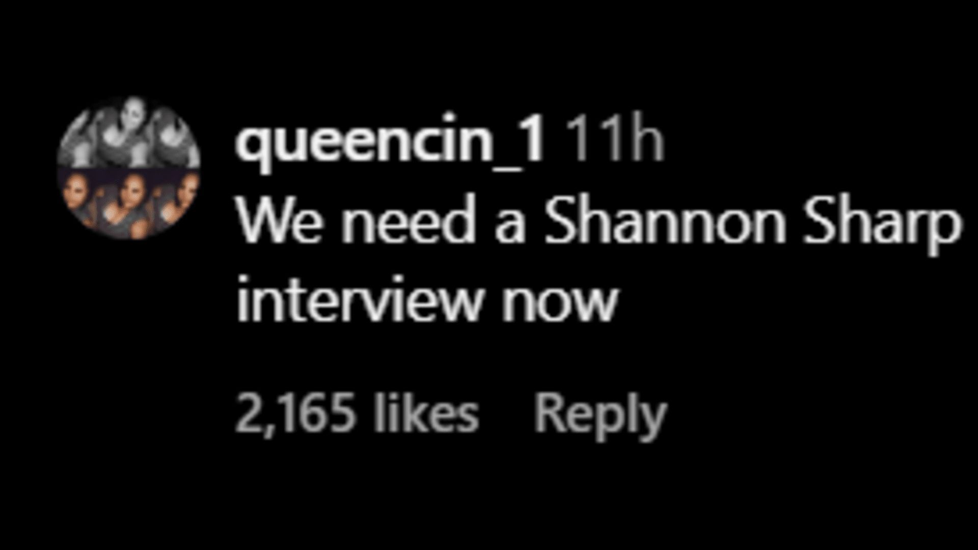 A netizen demanding Alfonso Ribeiro&#039;s appearance on Shannon Sharpe&#039;s podcast. (Image via Instagram/ @theshaderoom)