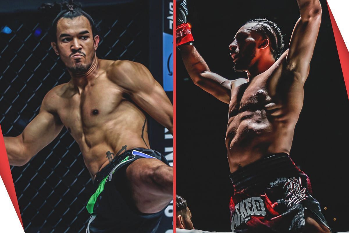 Sinsamut (L) and Alexis Nicolas (R) | Photo by ONE Championship