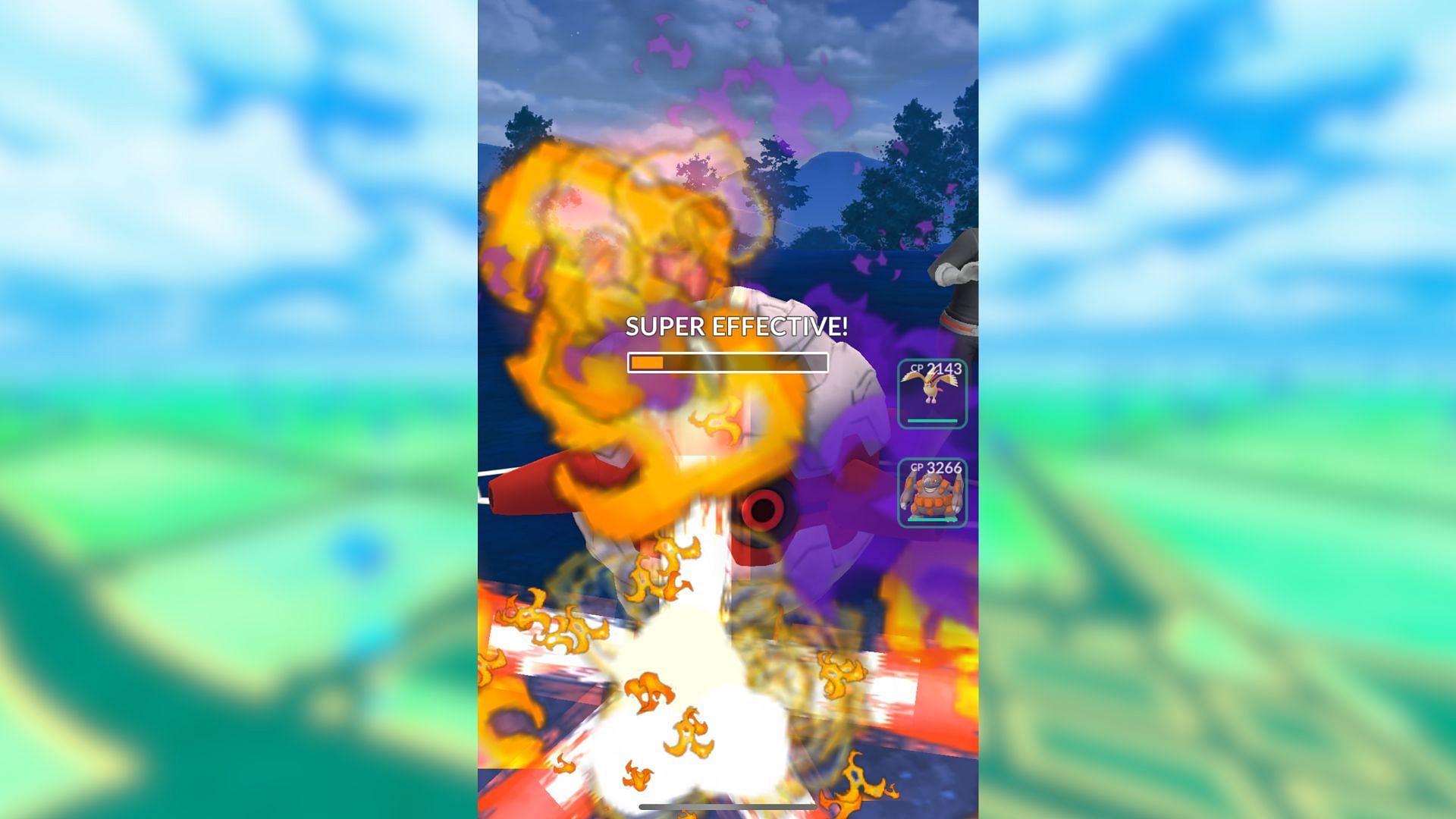 Take advantage of the two-second opening during NPC battles (Image via The Pokemon Company)