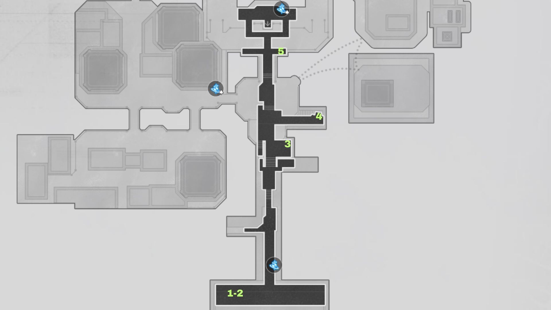 Location of all treasure chests in Dreamflux Reef&rsquo;s first floor (Image via HoYoverse)