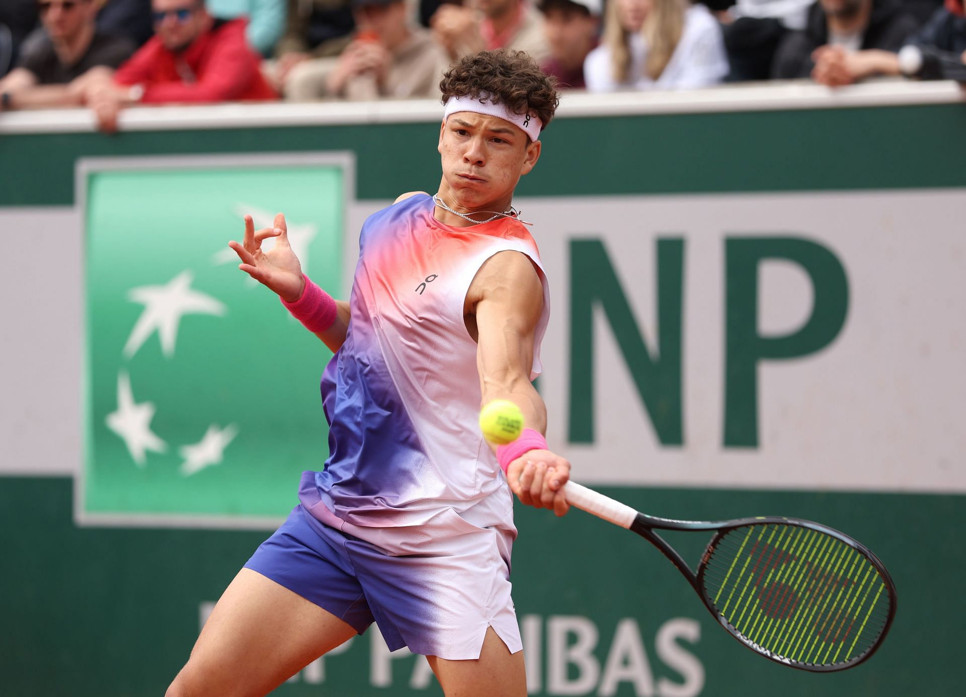 Ben Shelton at the 2024 French Open