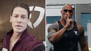 John Cena addresses recent controversy surrounding The Rock in his own unique way