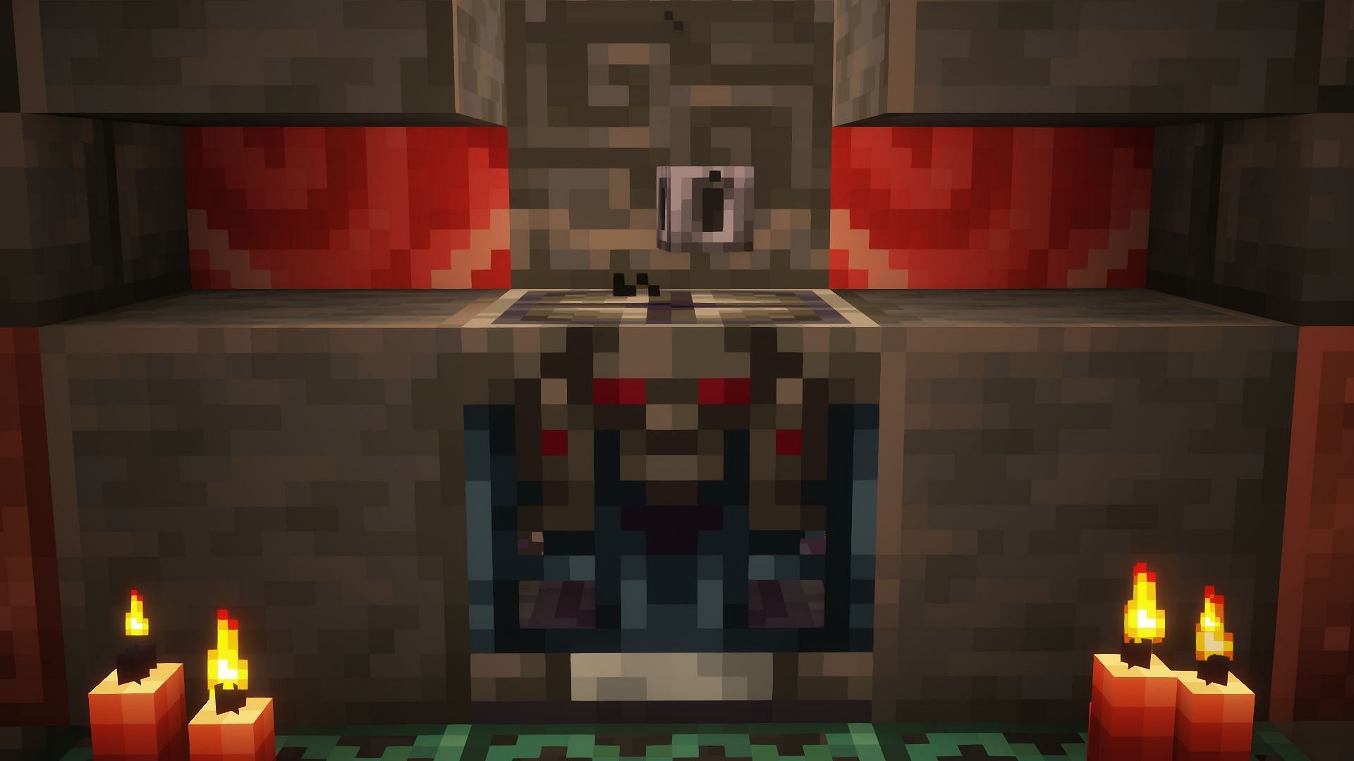 Heavy core dispensed by an ominous vault. (Image via Mojang)