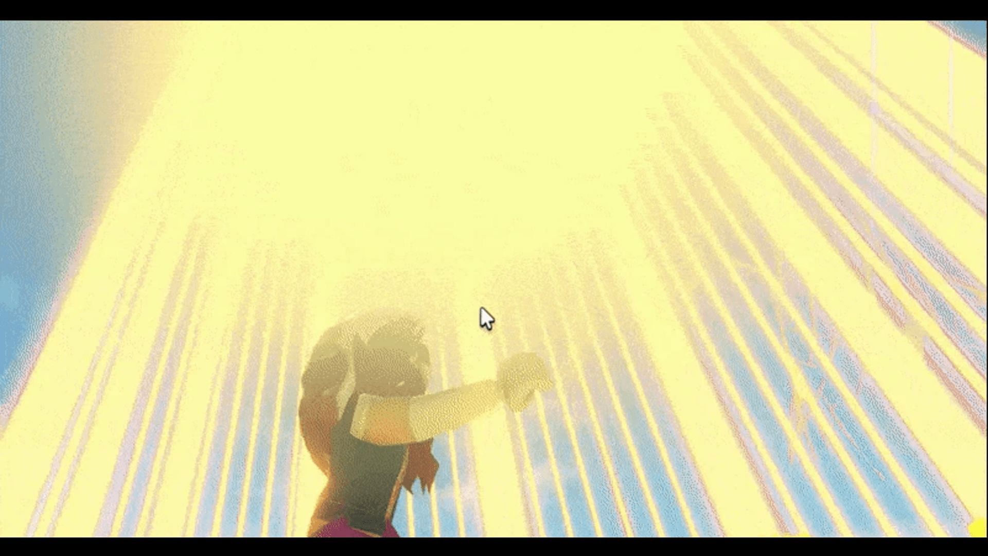 Gameplay screenshot of the Solar Spell 5 in Elemental Battlegrounds (Image via Roblox)