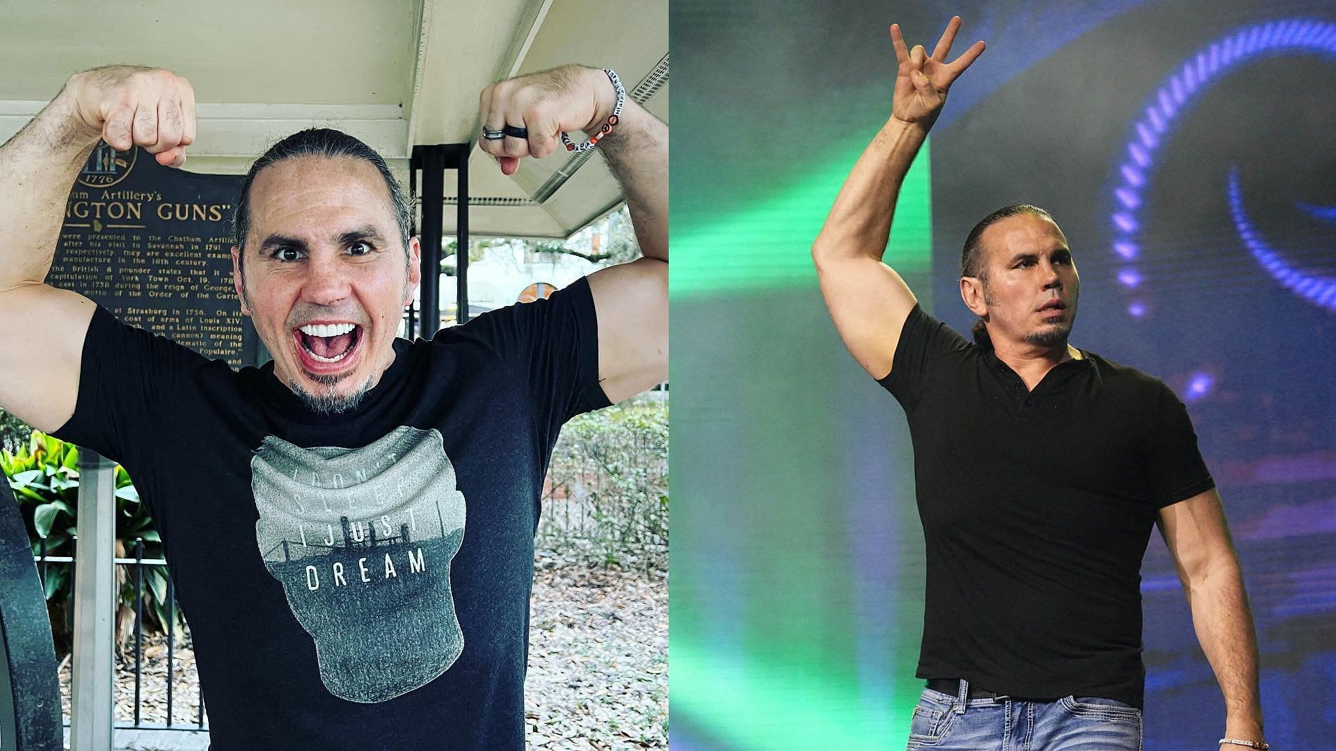 The older Hardy brother is no longer with AEW (image credit: Matt Hardy/X)