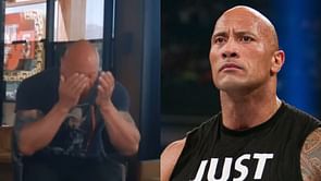 The Rock breaks down in tears; makes emotional confession saying he didn't expect to cry