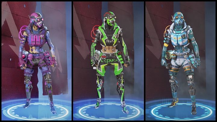 All Octane skins in Apex Legends