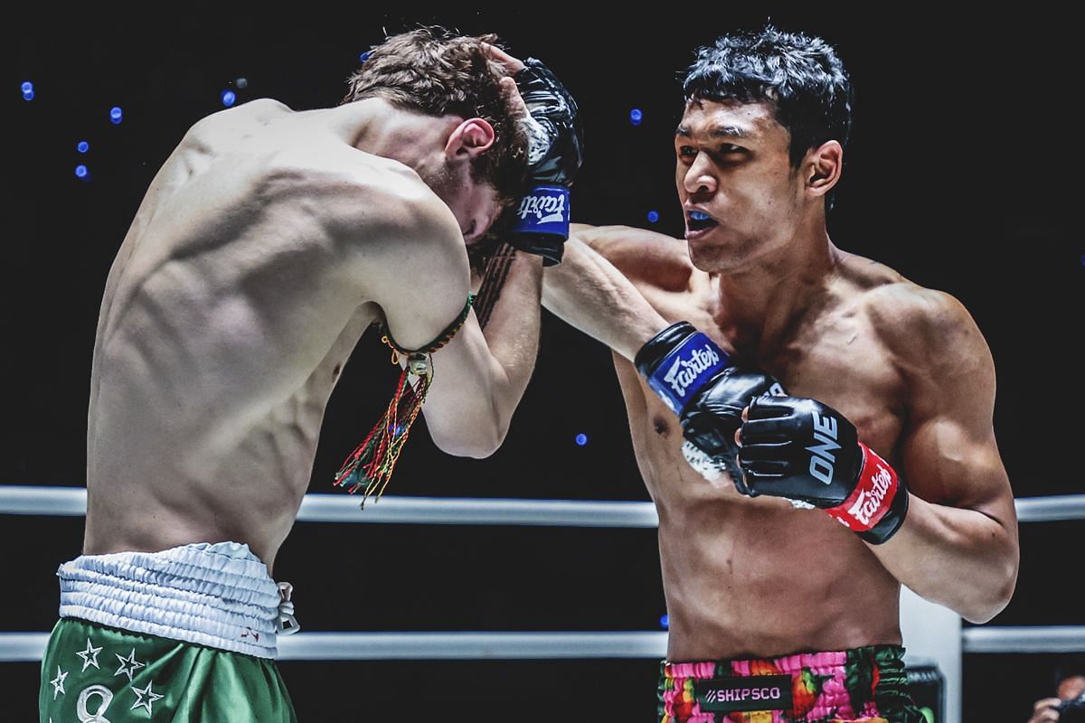 Jo Nattawut fighting Luke Lessei | Image credit: ONE Championship