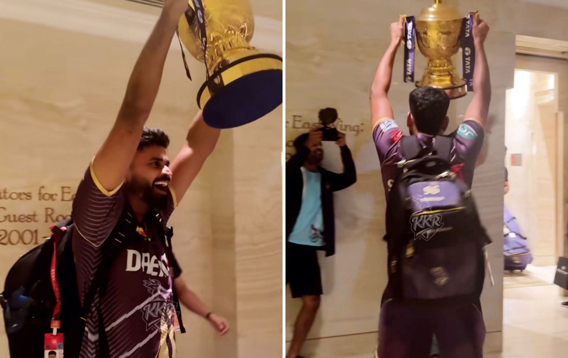 Shreyas Iyer with the IPL 2024 trophy