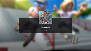 Roblox Vans World Codes