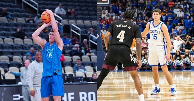 Where does Reed Sheppard rank in ESPN's latest mock draft? Taking a look at the Kentucky guard's NBA draft stock