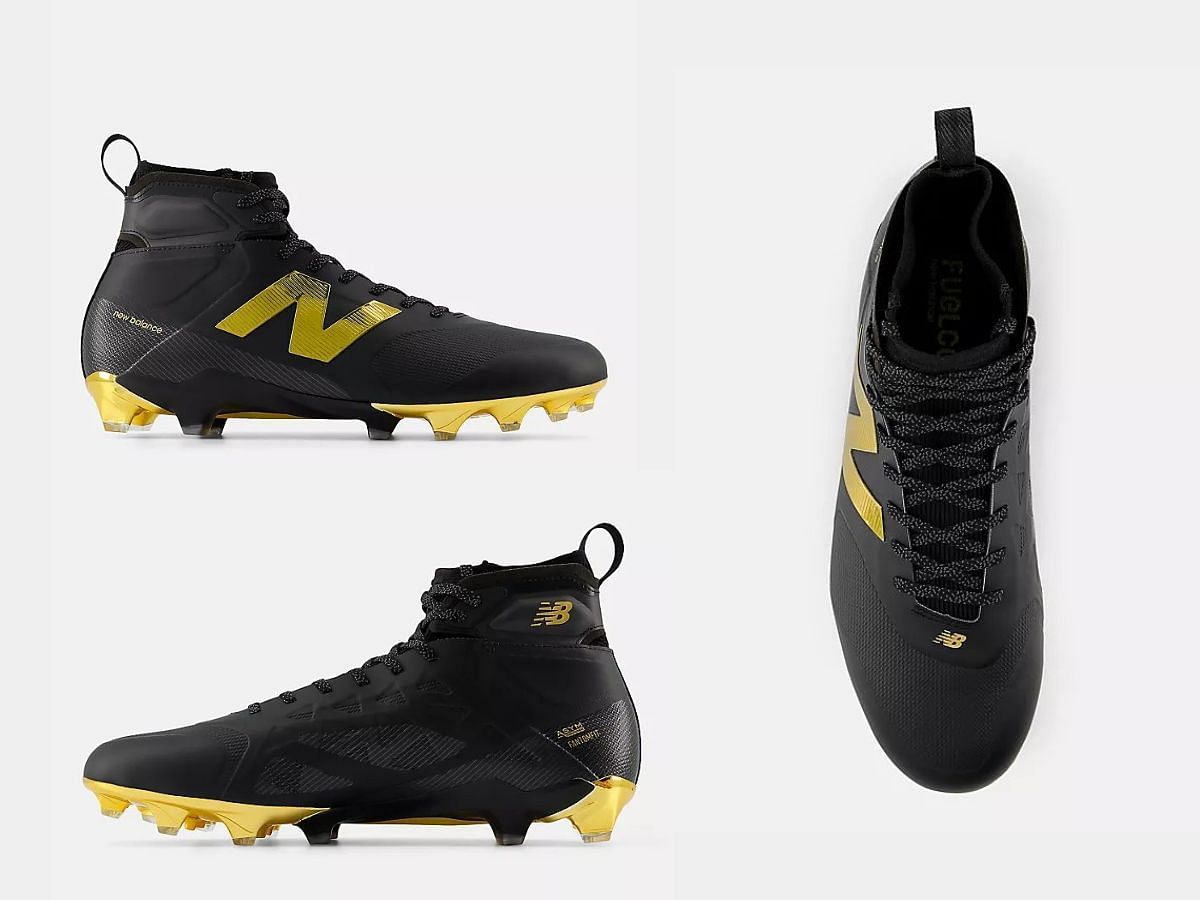 Here&#039;s a detailed look at the New Balance Fortress football boots (Image via NB)