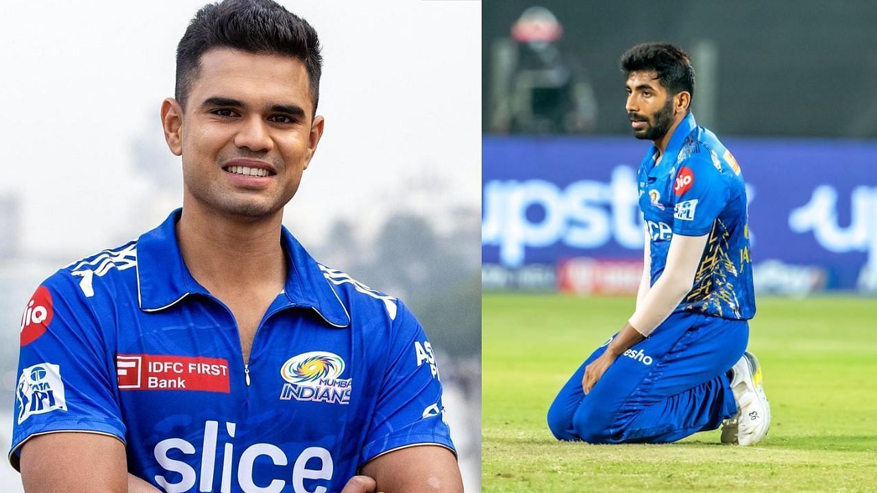 अर्जुन तेंदुलकर और जसप्रीत बुमराह (photos: BCCI)
