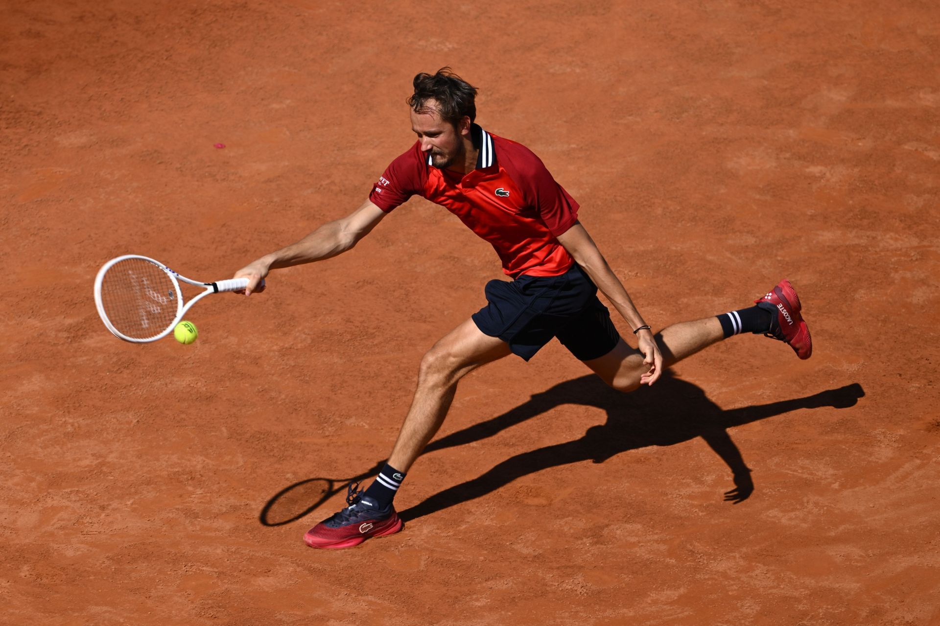 Daniil Medvedev at the Italian Open