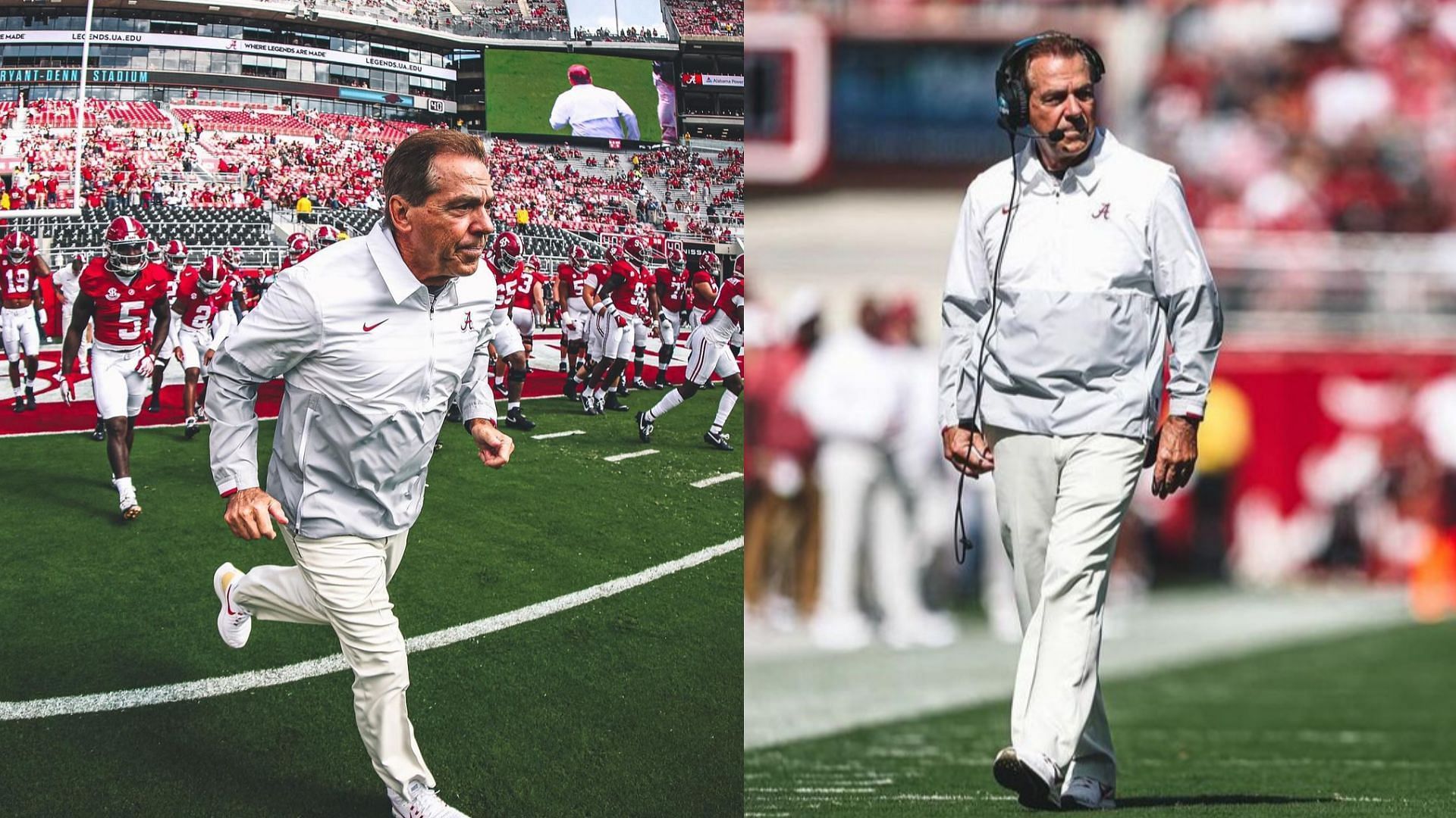 Retired college football coach Nick Saban 
