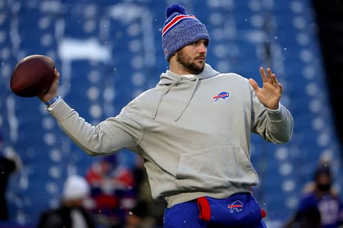 Josh Allen at AFC Divisional Playoffs - Kansas City Chiefs v Buffalo Bills