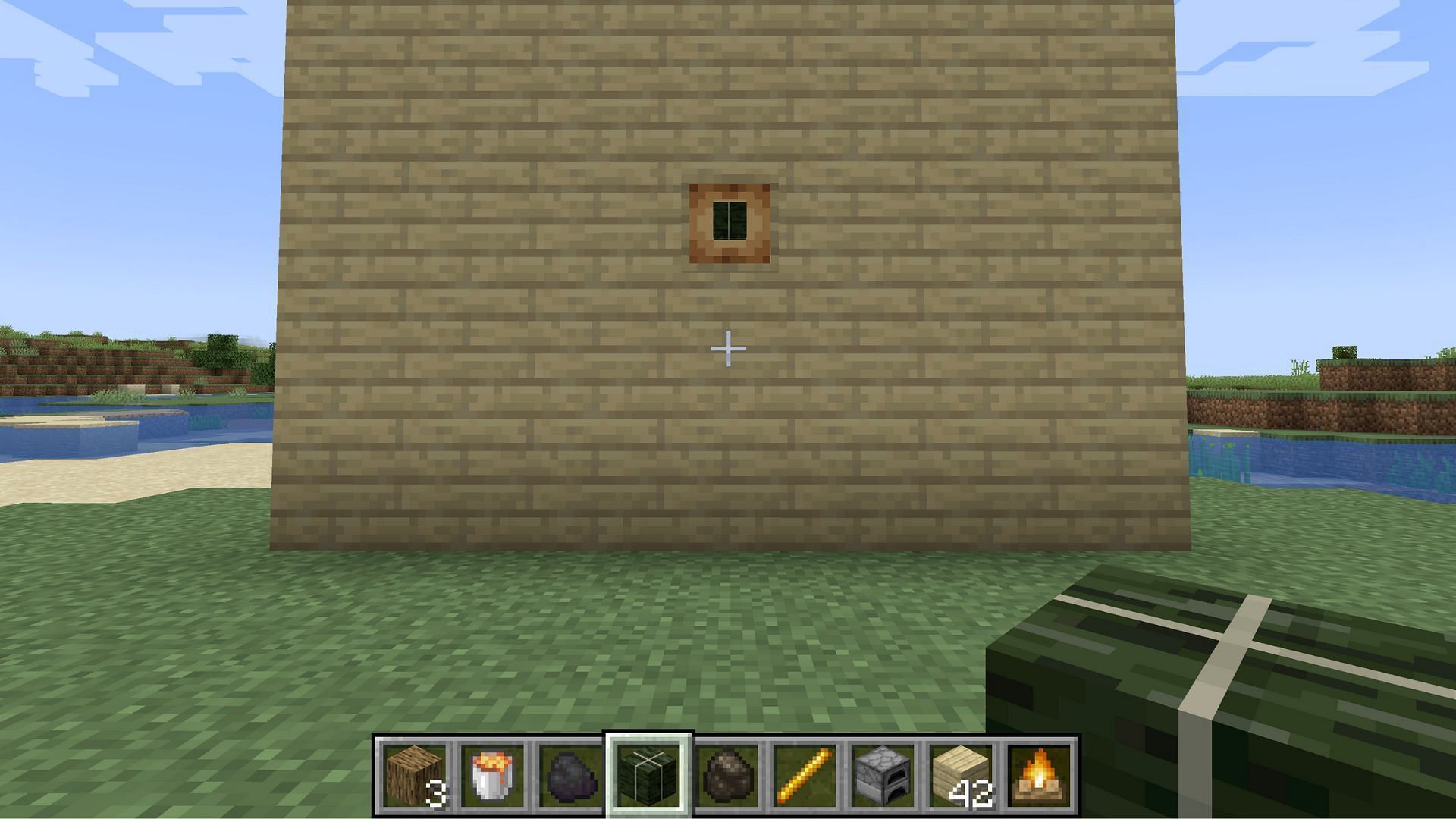 Dried kelp block as a fuel source (Image via Mojang Studios)