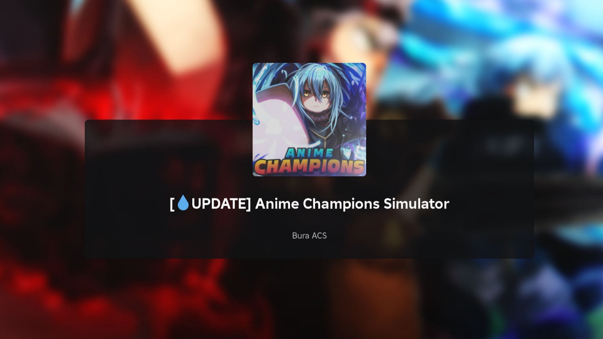 Anime Champions Simulator offers exciting gameplay (Image via Roblox)