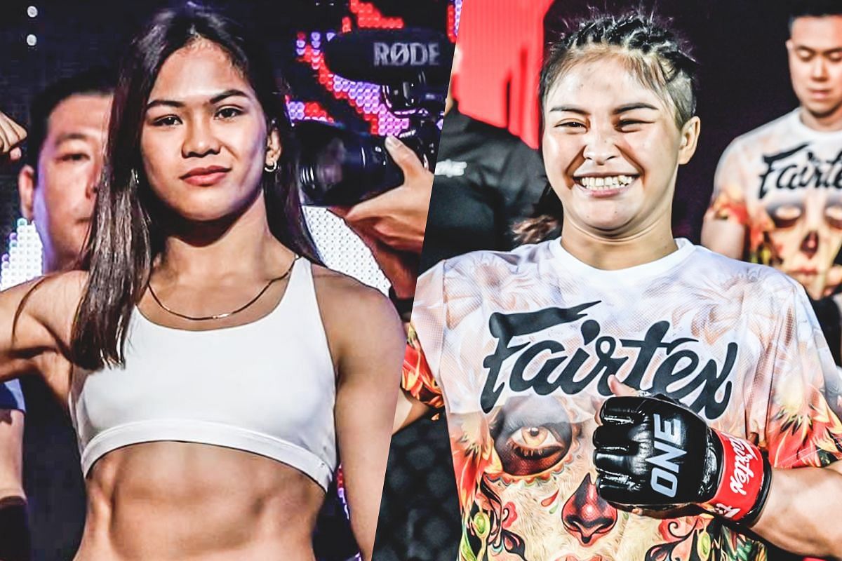 Denice Zamboanga (Left) faces Stamp (Right) at ONE 167