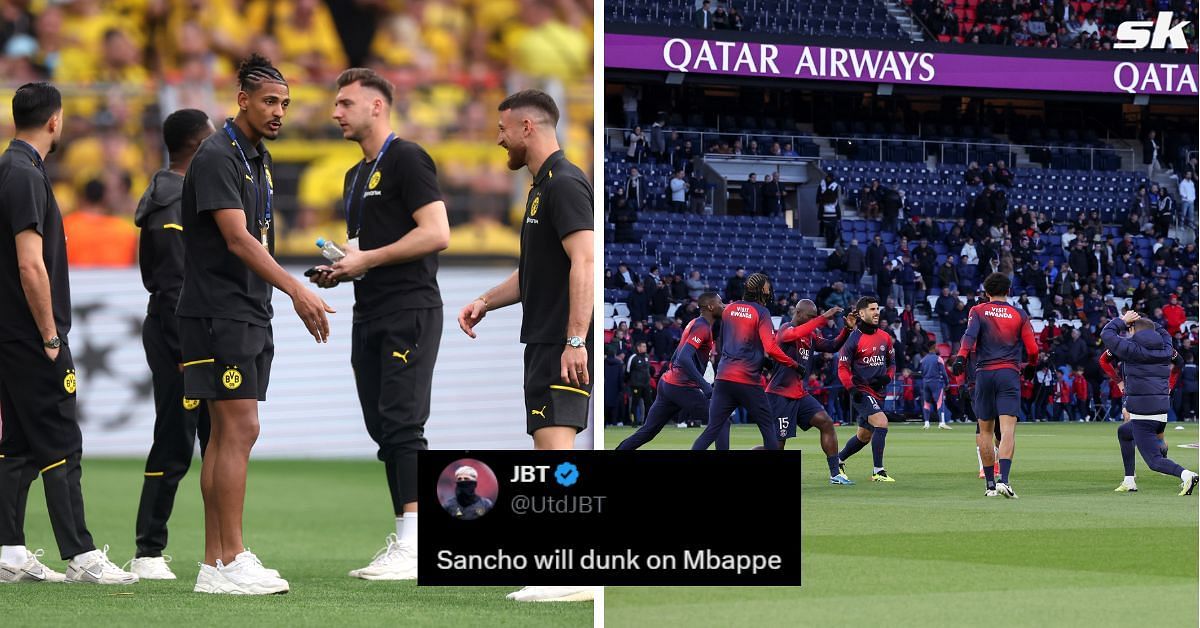 Fans react as PSG and Borussia Dortmund name XI for UCL S/F