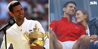 3 most endearing moments between Novak Djokovic and his wife Jelena ft. anniversary wish in Wimbledon 2022