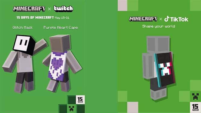 "I kinda hate this": Exclusive Minecraft capes on TikTok and Twitch leave many fans feeling left out