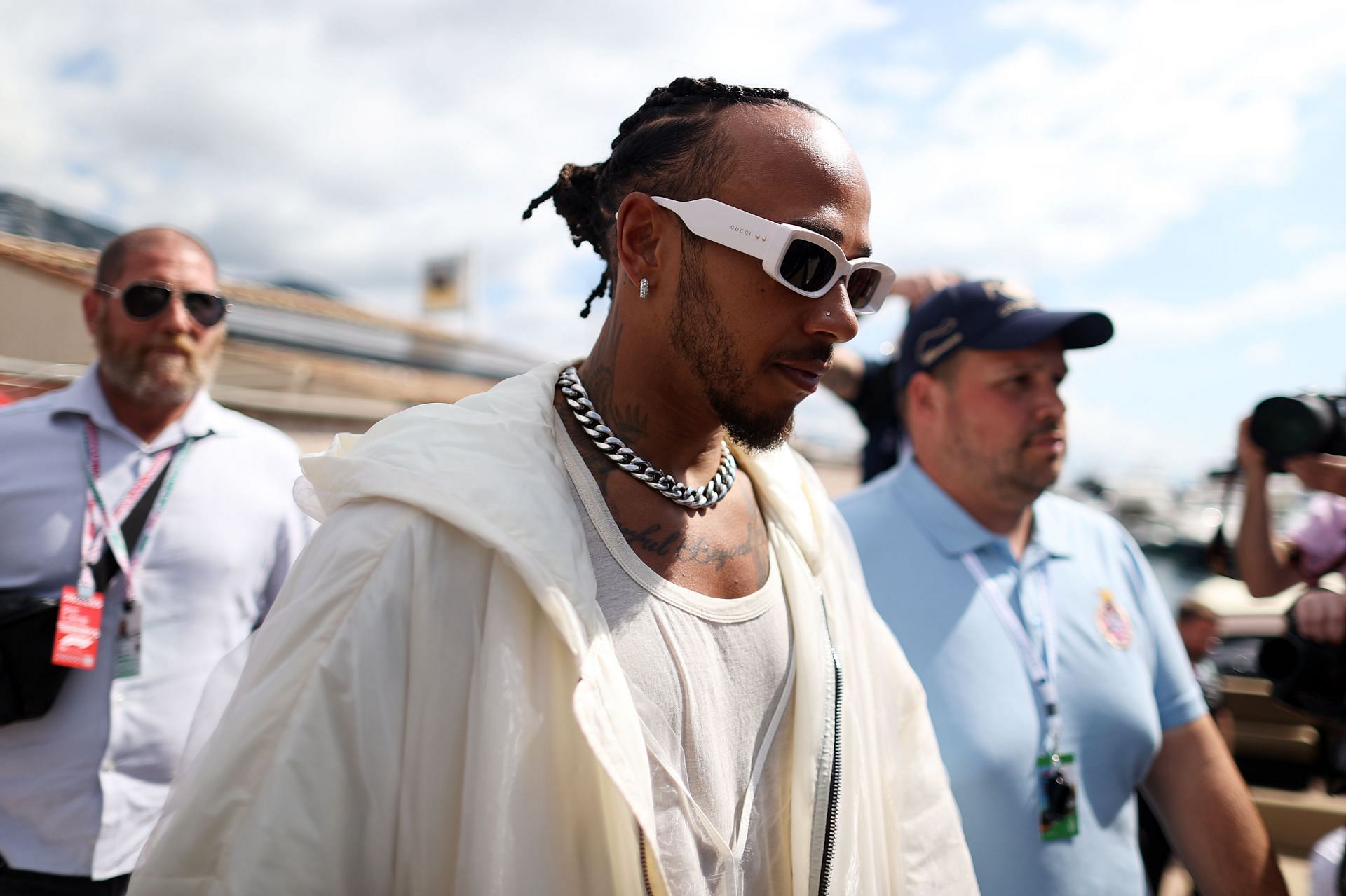 Lewis Hamilton ahead of the final practice session at the Monaco GP