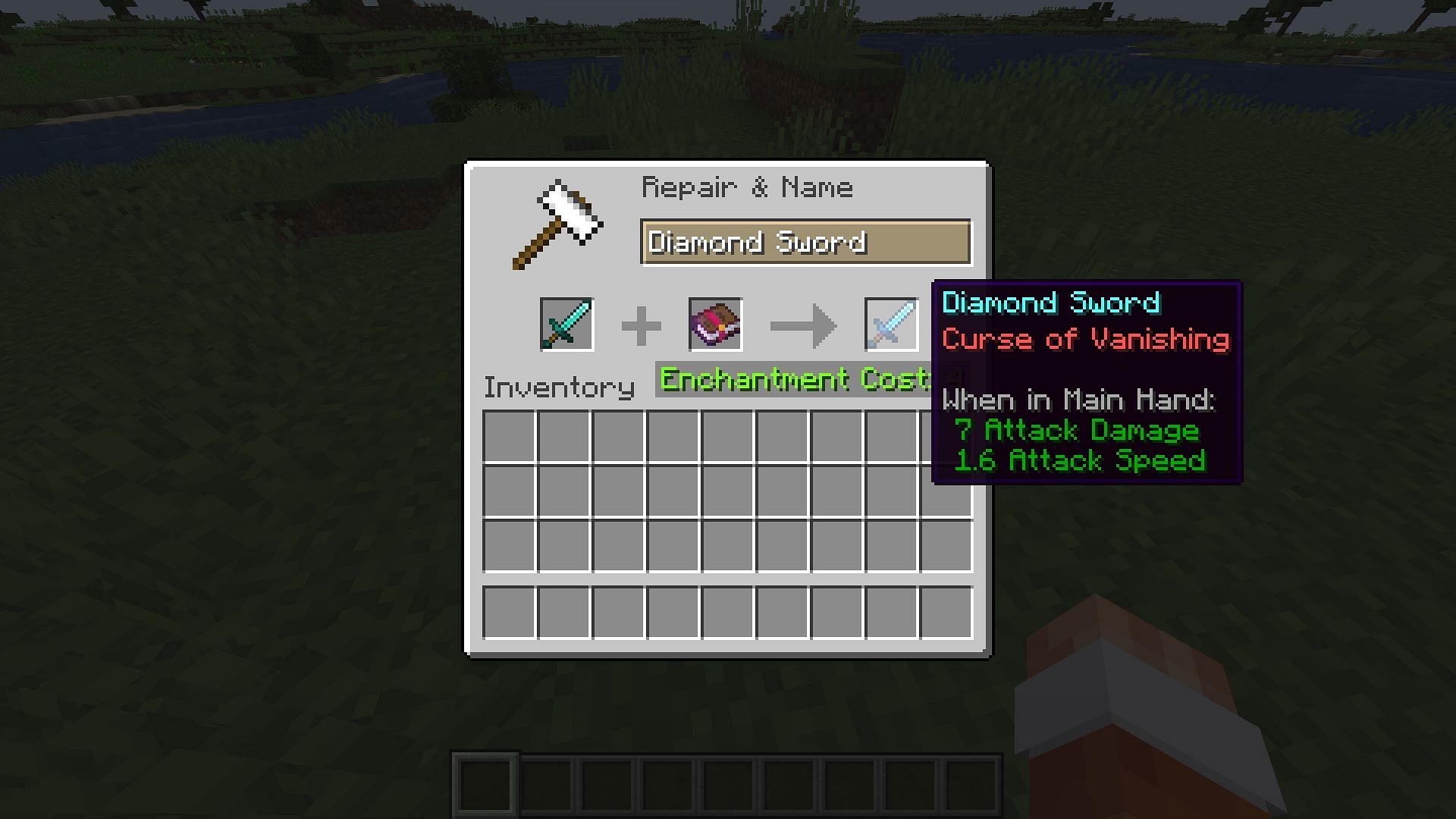 Aside from being a prank or a challenge, what real good are curse enchantments in Minecraft? (Image via Mojang)