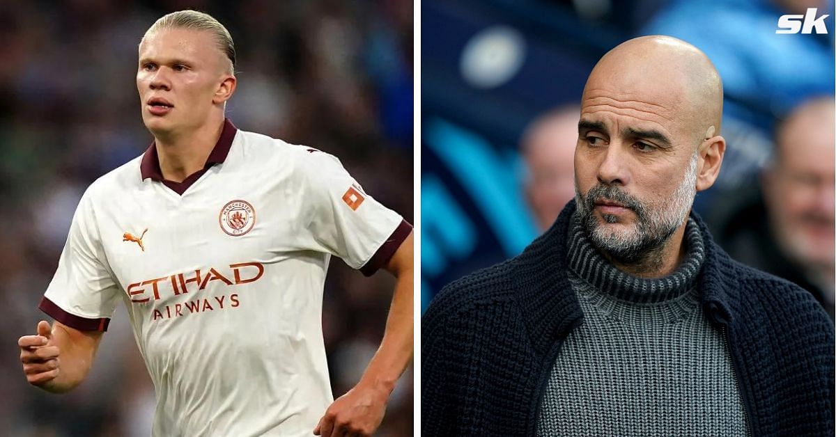 Pep Guardiola provides Erling Haaland fitness update.