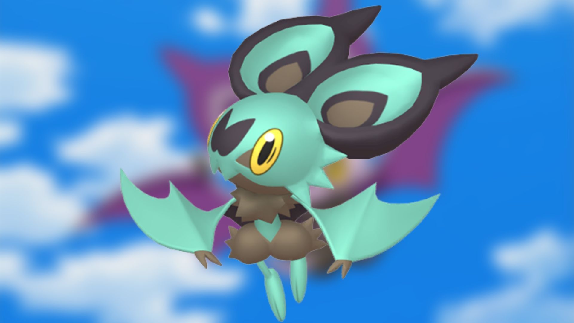 Noibat may be more common in Pokemon GO, but its shiny variant is still quite rare. (Image via The Pokemon Company)