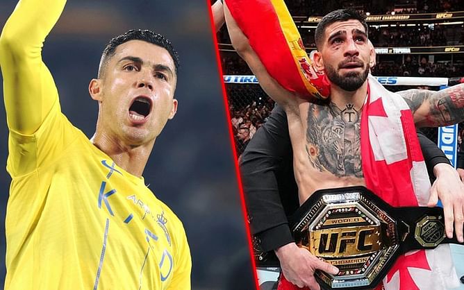 "I have no doubt" - Ilia Topuria believes he'll replace Cristiano Ronaldo as the highest-paid athlete in the world by 2025