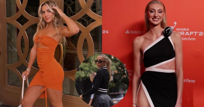 “This is so good!!!!” - Miami guard Hanna Cavinder hypes up Cameron Brink for latest collab with Kim Kardashian’s Skims