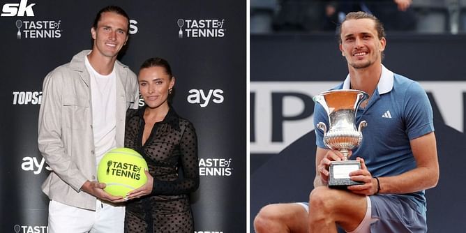 Alexander Zverev's girlfriend Sophia Thomalla sends her love to German after his triumph at Italian Open 2024