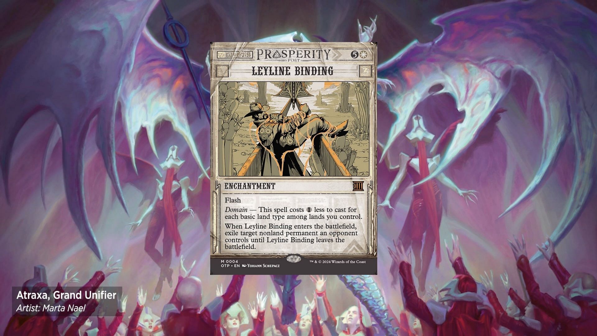 Leyline Binding for 1 mana is absolute madness (Image via Wizards of the Coast)