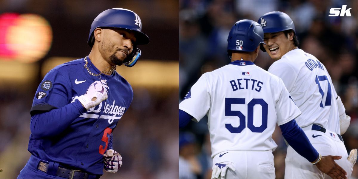  Mookie Betts hypes up Dodgers teammate Shohei Ohtani