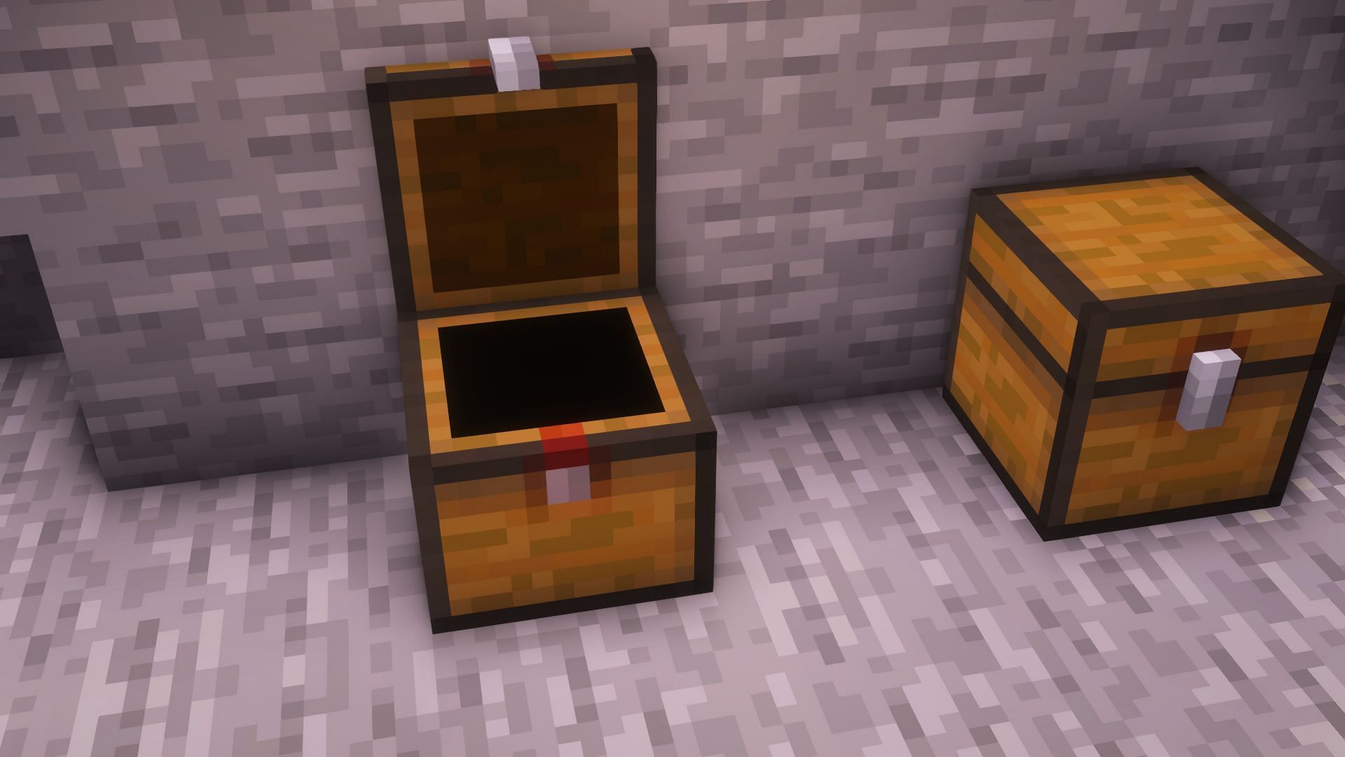 Trapped chest sends a redstone signal whenever it is opened (Image via Mojang Studios)