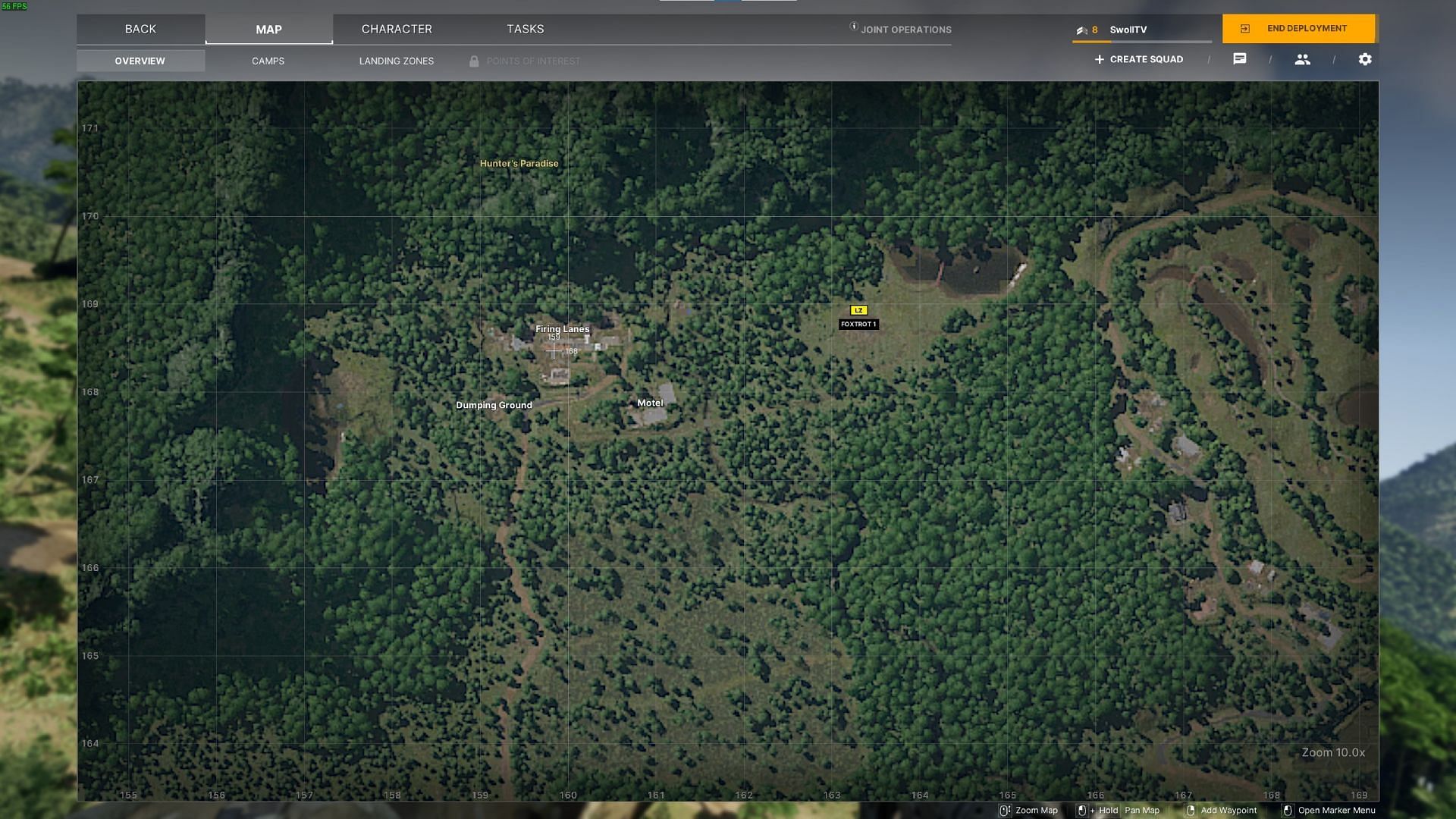 One Shot One Kill task map location. (Image via Madfinger Games)