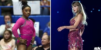 "Simone Biles with a Taylor Swift floor music mix is everything to me" - Fans react to the star gymnast's floor routine on "Ready for it?"