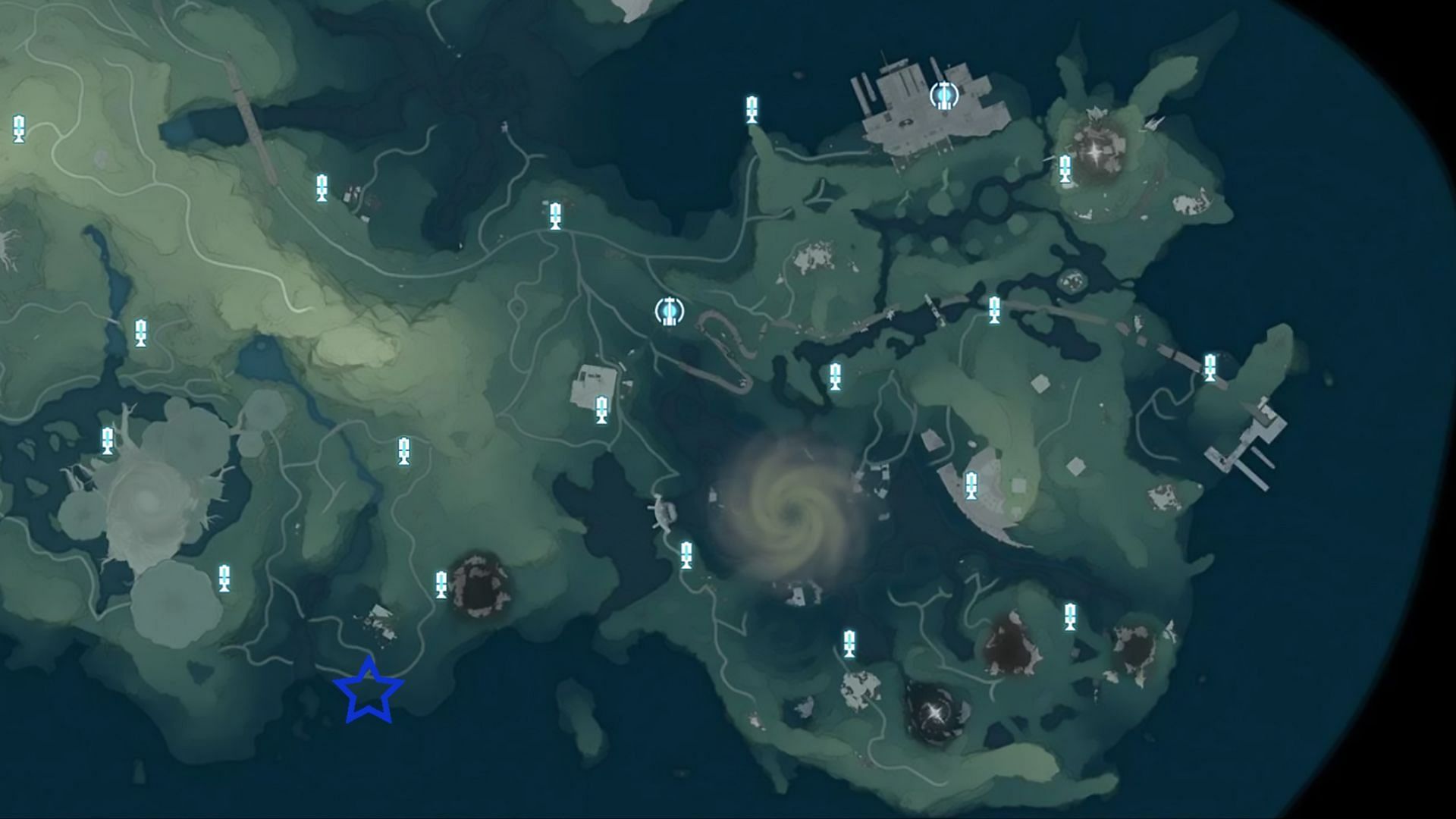 Rocksteady Guardians location 3 (Image via appsample interactive map)