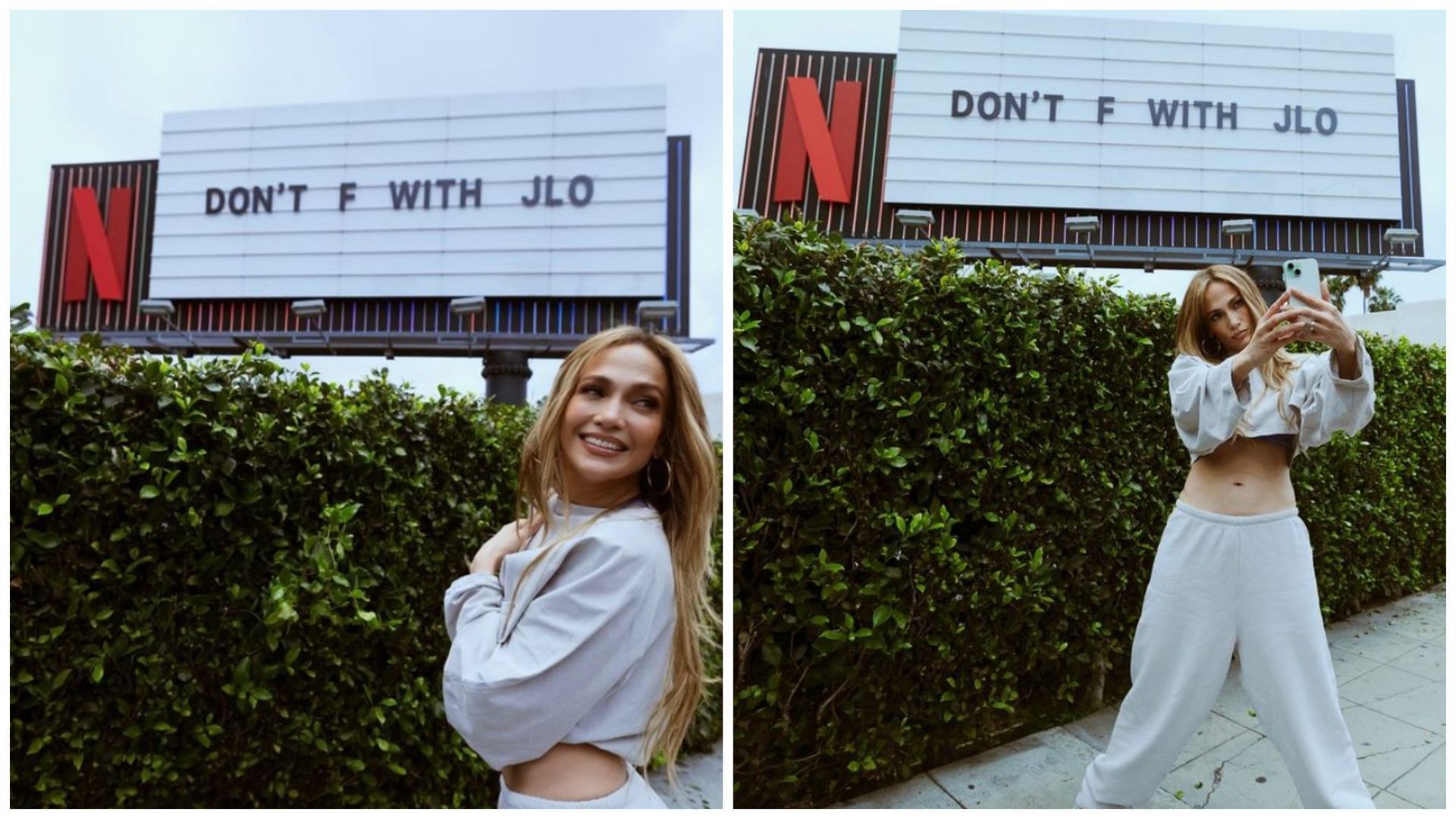 Netflix unveiled a new billboard for the Jennifer Lopez starrer 