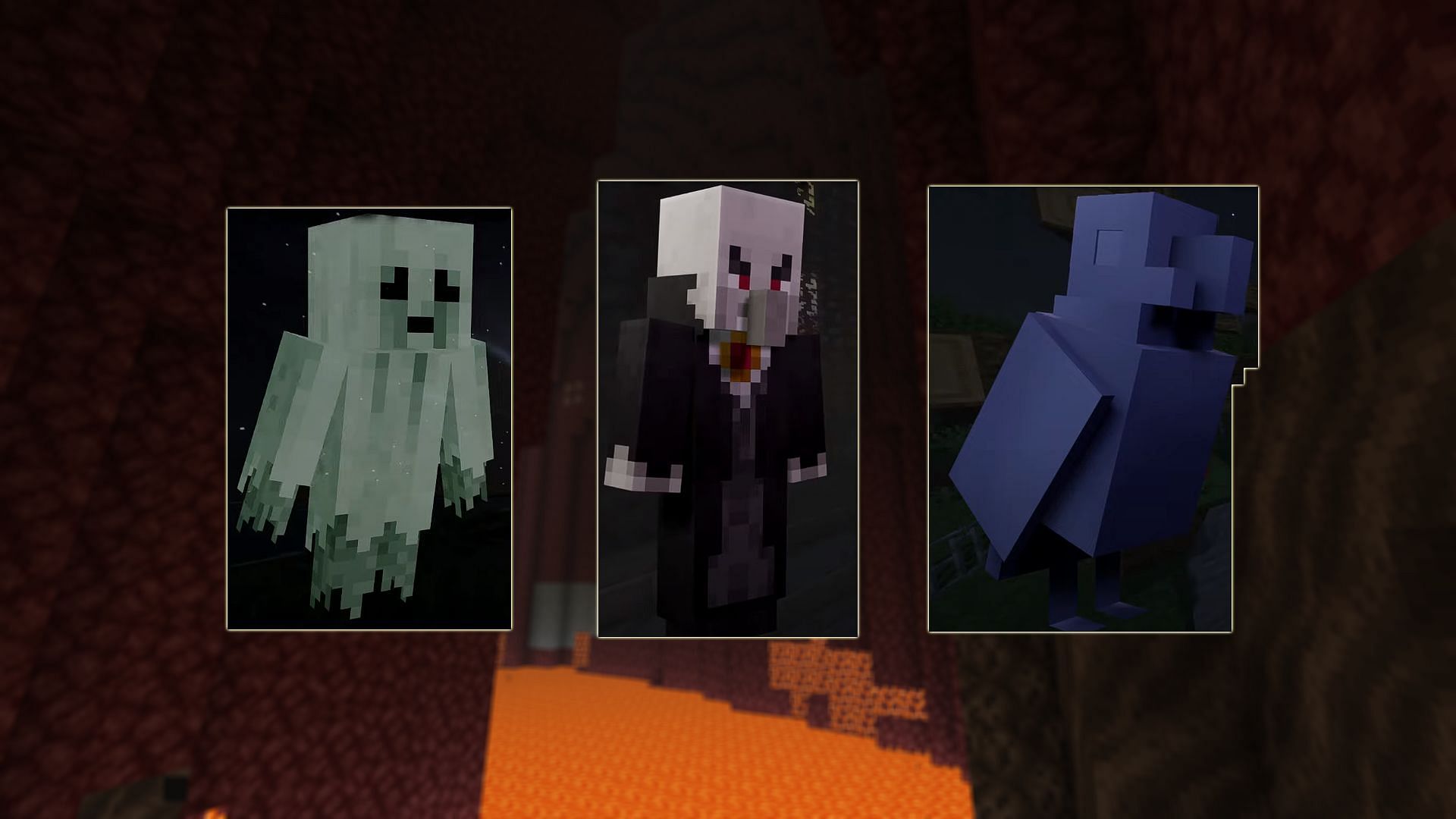 Only the ghost, the vampire, and the crow had unique models shown off for them (Image via Kane Carter/YouTube)