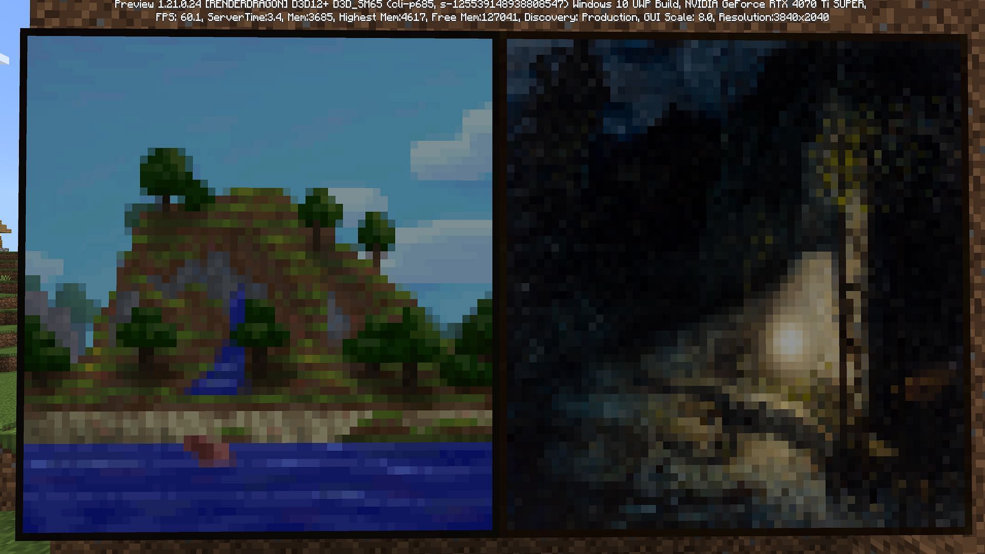 These two new large paintings have very different feels to them (Image via Mojang)