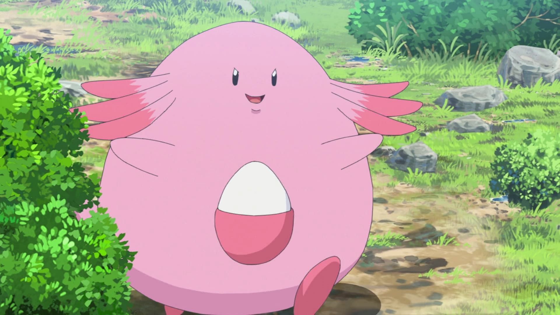 Chansey in the anime (Image via The Pokemon Company)